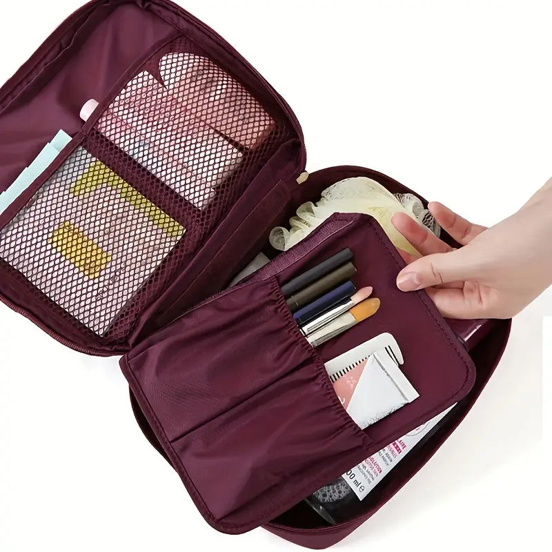 Waterproof Large-Capacity Travel Cosmetic Bag – Multi-Functional & Portable