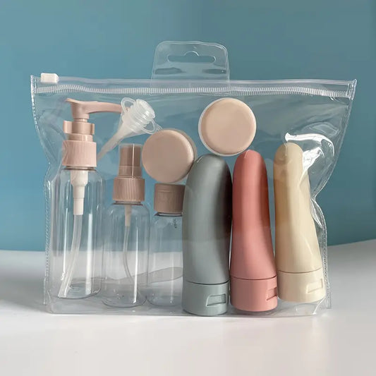 Travel Bottle Set – Reusable Toiletry Containers for Stress-Free Packing 11pcs