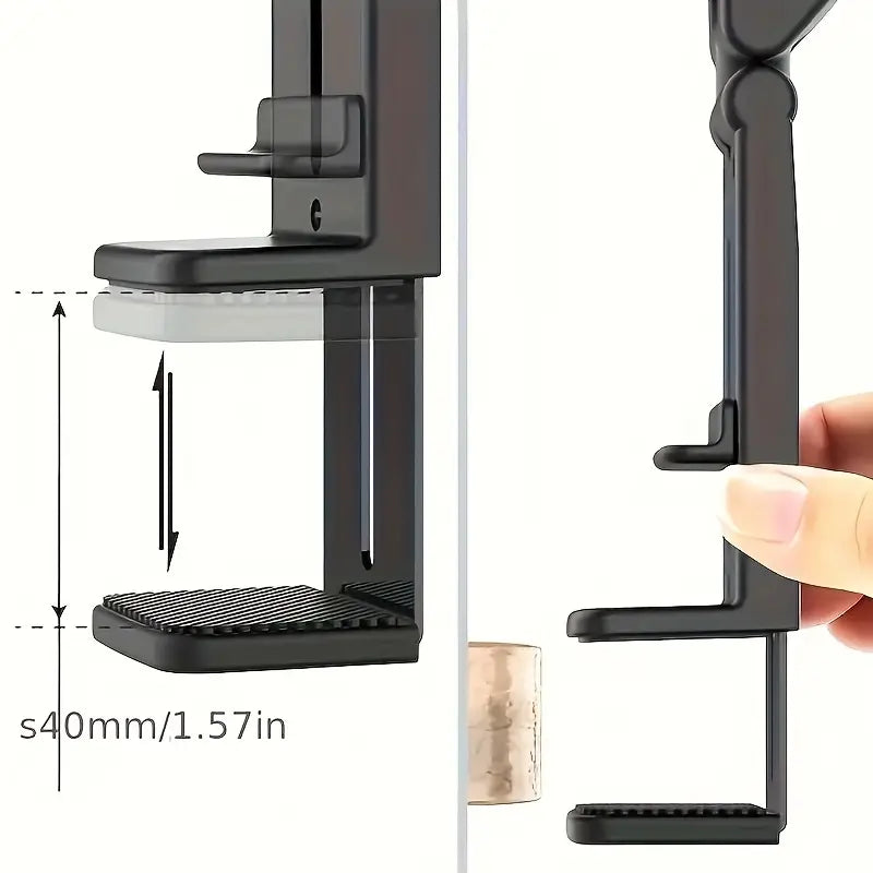 Foldable Airplane Phone Holder – Adjustable & Portable Travel Stand