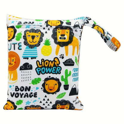 Waterproof Cartoon Wet Bag – Versatile Travel & Cosmetic Pouch ( Multiple Designs )