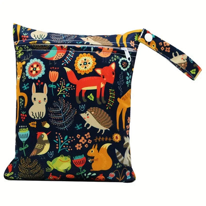 Waterproof Cartoon Wet Bag – Versatile Travel & Cosmetic Pouch ( Multiple Designs )