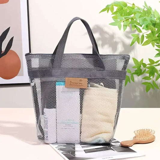 Portable Mesh Travel Beach Bag – Lightweight & Versatile Organizer